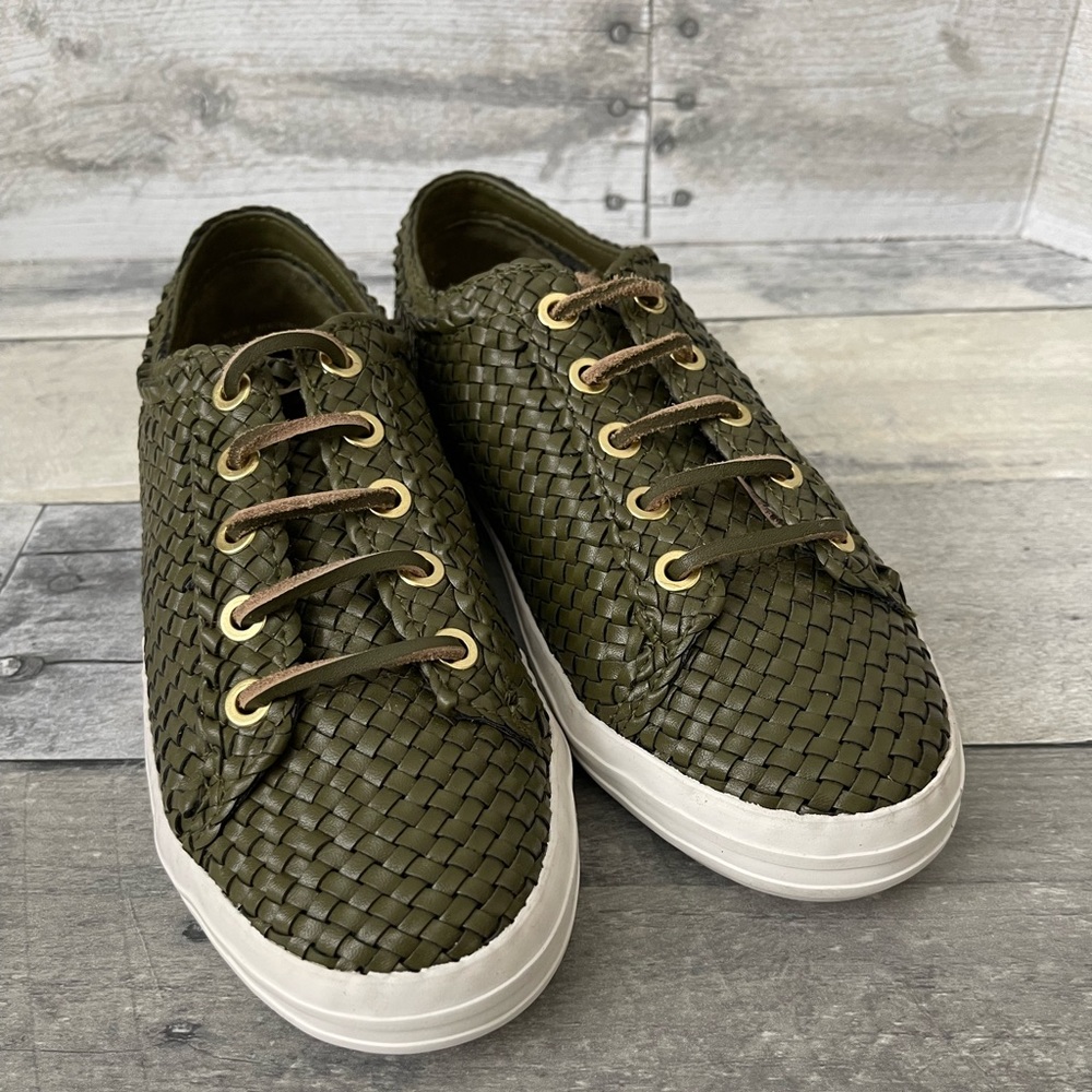 COPY - Talbots Leather Hilly Weaved Sneakers Women's Sz 6.5 New Without Box